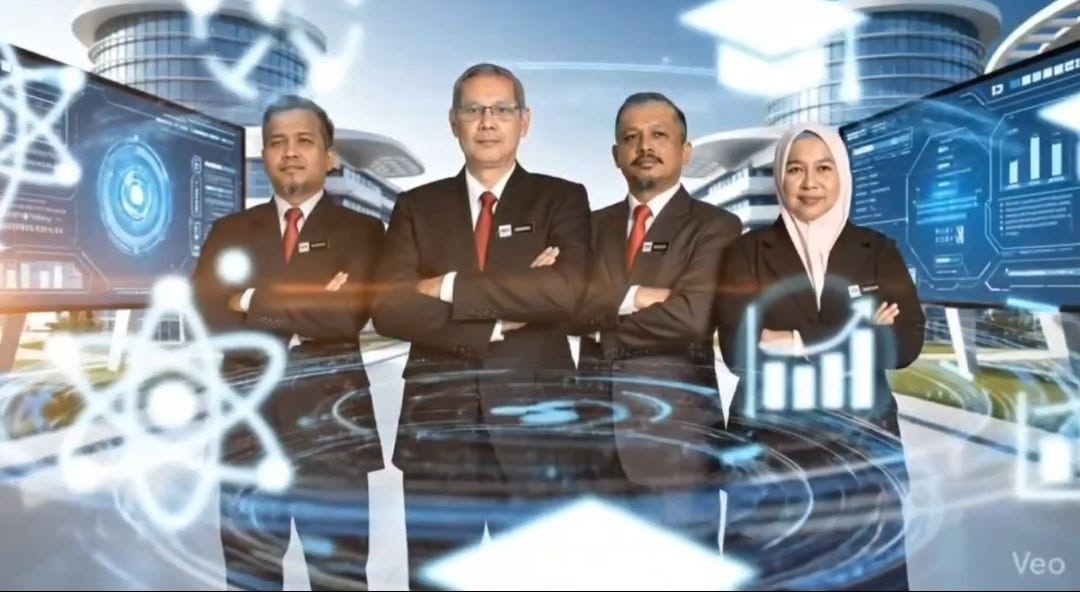 Barisan pentadbir Sekolah Kebangsaan Bukit Wan